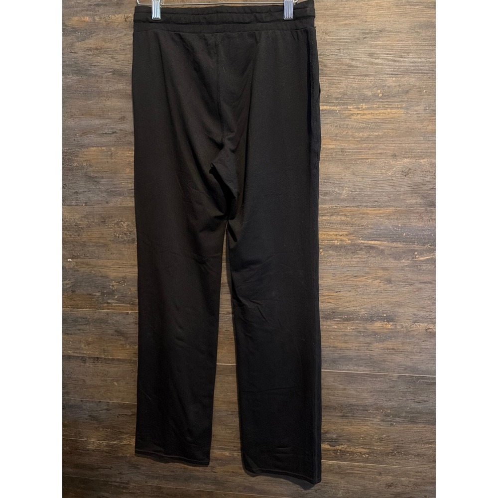 Vuori Villa Wide Leg Jogger Pants Black VW425 Womens Size Small Recycled Stretch - Picture 2 of 4